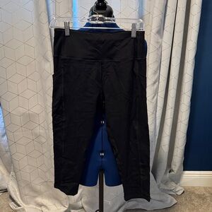 Cropped Stelle workout Black Leggings